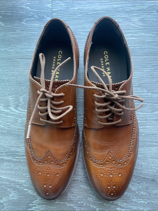 Cole Haan Other - Cole Haan Men’s Tan/Brown Wingtip Derby Oxfords